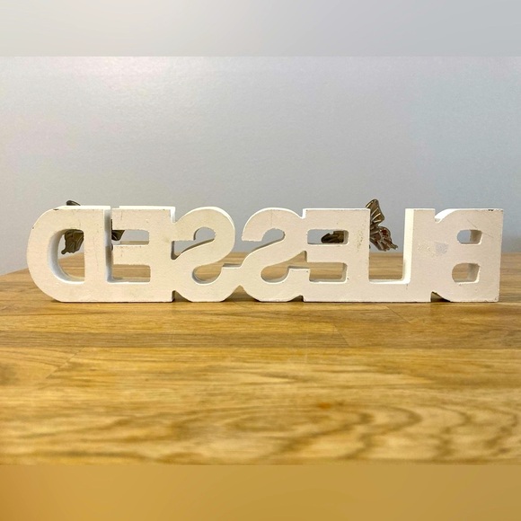 🦋 Free With Any Purchase! Blessed Wooden Floral Sign - Picture 4 of 4